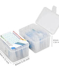 Open box of 3W Metal Film Resistor Kit, 125 Pieces, 25 Value Assortment From 0.68 Ohm To 1 Megohm, Tolerance 1 Percent, Color Coded Resistors For DIY Electronics, Pro Projects And Repairs