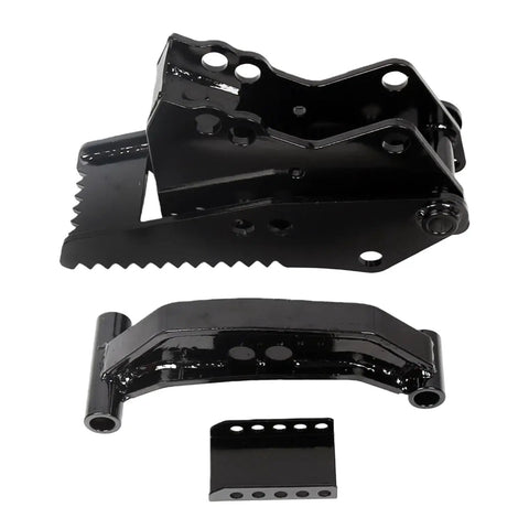 Universal Fit Backhoe Thumb Claw for Kubota BX Series and Mahindra 1626 with heavy-duty steel parts displayed