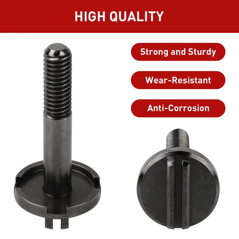 Two Pack Blade Clamp Screws For M18 Oscillating Multi Tool 2626-20 Replacement Part Replaces 06-75-0025, showing front and side.