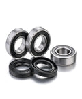 Rear Wheel Bearing Kit for Kawasaki KX125 KX250 KX500 1997 to 2004 OEM Quality Bearings and Seals Direct Fit displayed on white background