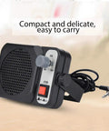 Portable Ham Radio Transceiver With External Speaker For Two Way Radio, Mini Walkie Talkie Car Mobile Radio Accessory