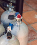 Scuba Tank Valve Protector Cap Red Dust Plug Cover With External Thread For Diving Gas Bottle End Cap And Air Regulator Valve