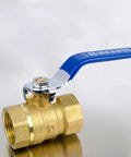 Top Shelf Brass Ball Valve With BSP Thread Lever Handle Heavy Duty Copper Plumbing Tap for water air gas use.