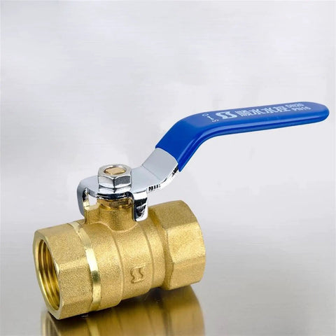 Heavy Duty Brass Ball Valve With Dead Simple Lever Handle For Copper Plumbing Tap And Water Air Gas Lines Knockout Quick Connect