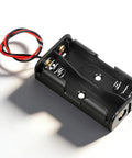 Dual Aa Battery Holder With Prewired Leads Two Pack 3 Volts Output Case For Diy Electronics Sensor Circuits And Led Projects. Compact size with wires.