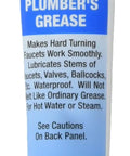Plumber's Grease 1oz Tube For Pipe Fittings And Valve Seals Heavy Duty Lubricant For Threaded Joints And Gaskets
