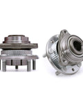 Front Wheel Bearing Hub Assembly Set For 4X4 GM Trucks And SUVs Fits 1990-1996 Chevy S10, 1990-1994 S10 Blazer, 1991-1996 GMC Jimmy, 1991-1996 GMC Sonoma, And 1990-1996 Oldsmobile Bravada With Tone Ring Set Of 2