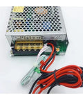 180W UPS Switching Power Supply 12V And 24V Output With LED Indicator, Dual Input 110V Or 220V AC showing front view and cables