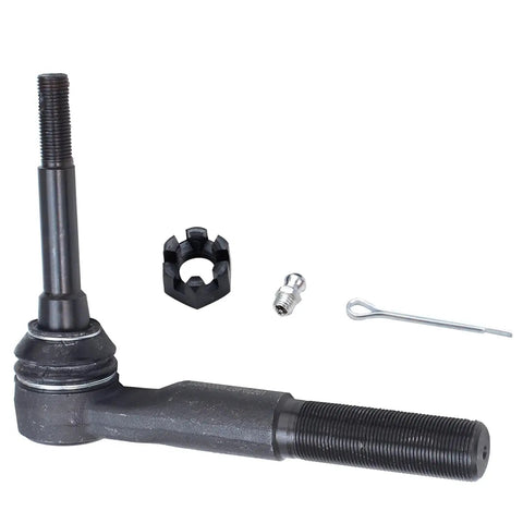 4WD Front 11-Piece Suspension Kit For 2005 2006 2007 Ford F-250 F-350 Super Duty 4x4 Heavy-Duty Bolt-On Front End Upgrade With Pitman Arm Drag Link Outer Tie Rods Front Lower And Upper Ball Joints, black tie rod end with castle nut and cotter pin