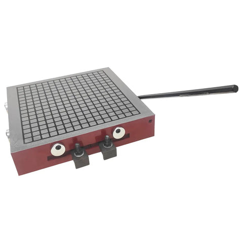 Top view of Beefy 16x16 Inch CNC Magnetic Chuck For Surface Grinders And EDM Spark And Wire Cutting Machines Permanent Magnet Grinder Chuck