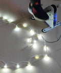 Portable 100W Pedal Generator With Adjustable 1 To 35 Volt Output And Dual USB Fast Charging powering string lights