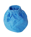 Blue VRC2 Cloth Filter Bag for Vacmaster 1.5 to 3.2 Gallon Wet Dry Vacuums, 6 Pack, shown from front angle