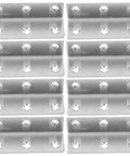 Heavy Duty 90 Degree Stainless Steel Corner Brackets Set Of Eight For Cabinets And Furniture L Shaped Triangular Braces