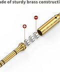 22LR Red Laser End Barrel Bore Sight Tool with batteries, brass construction, class IIIA 5mW for wheelguns, pistols, rifles, and air guns