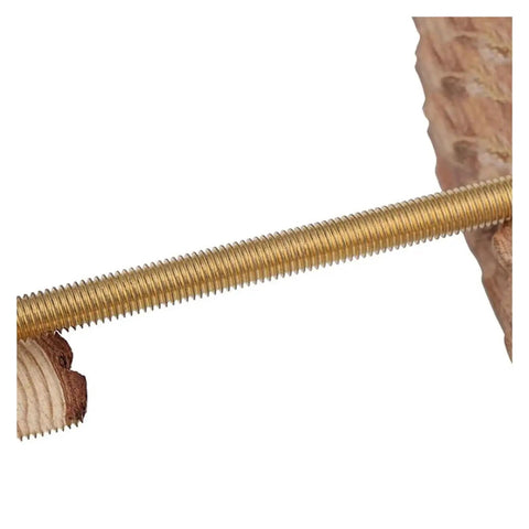 Solid Brass Threaded Rod Full Stud M2 Through M20 Sizes Built Like A Tank Top Shelf Fasteners With Mirror Polish Ready For Heavy Loads And Weekend Workshop Projects