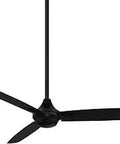 Blitzen 54 Inch Ceiling Fan With Remote And Smart Home Compatibility Matte Black Ready To Control From App And Voice With Google Assistant Alexa And Samsung SmartThings displaying sleek matte black blades.