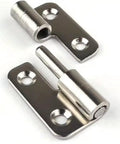 Set Of 4 Detachable Hinges With Left Hand Lifting Sliding Joint Design Classic Durable Metal Hardware Quiet Soft Close Dampers For Cabinets