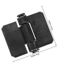 Heavy Duty Spring Loaded Door Hinges For Auto Doors And Truck Compartments, Black Iron With Thickened Welding, Detachable Design, Adjustable