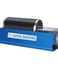 Electric Rock Tumbler With Dual Drum, 6Lb Capacity Lapidary Polisher Built For Rockhounds And Gem Hobbyists, 120V 60Hz in blue