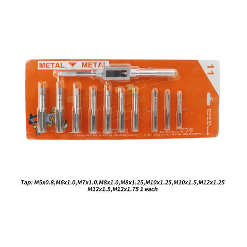 11-piece tap and die set in orange case, The Ultimate 11 Piece Tap And Die Set For Garage Hacks And Workshop Wizardry. Crafted From High Grade Tool Steel, This Precision Threading Kit Makes Taping Easy Without Breaking Your Hands Or Budget.
