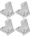 Four Piece Marine Door Hinges 102x38mm Stainless Steel Boat Hatch Hinges For Yacht Flush Mount Seamless Design Rustproof 316 SS