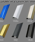 Variety of colors for Silver Blue Cable Raceway Concealer Self Adhesive Wires Management Cover Kit available in blue, white, silver, gold, gray, black.