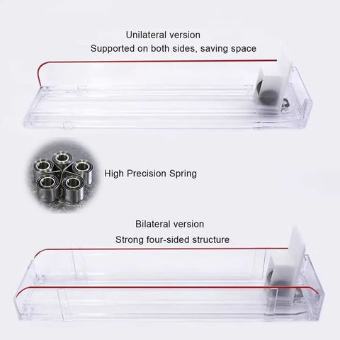Pro Level Clear Acrylic Automatic Cigarette Display Rack With Smooth Operator Pusher And Divider Tray For Retail Tobacco And Matchbook Storage, A Sleek Retail Flex For Countertops And Cooler Organizers