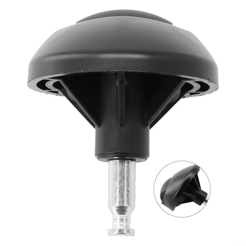 Omni wheel replacement for Lefant robot vacuum, black plastic wheel on metal threaded shaft