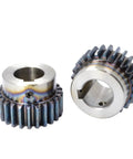 Beefy Carbon Steel Bevel Gear Pinion for One Point Five Modulus Spur Gear 12 to 19 Teeth with 14mm Bore High Torque Low Noise