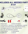 Hot And Cold Water Bidet Attachment For Toilet Seat With Dual Nozzle And Rear And Feminine Wash Self Cleaning And Adjustable Water Pressure Non Electric Easy Install No Fuss parts layout