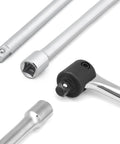 Long Reach Half Inch Drive Extension Bar Set 3 Piece In 18 24 30 Inch Lengths Ultra Long For Tight Spots durable tools displayed