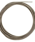 Heavy Duty 5/16 Inch Inner Core Drop Head Pull Up Cord With Rustguard Shield 75 Feet Long silver flexible cord for blinds.