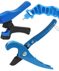 No Sweat 2 In 1 Drip Irrigation Tubing Cutter And Sharp Hole Punch For Pe Pipe 16 To 25 Mm, blue gardening tools for irrigation setup.