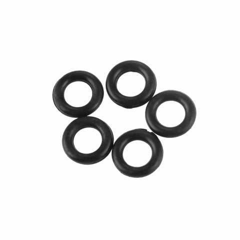 Five rubber O-ring seals part of Carburetor Float Bowl Gasket Kit For Briggs And Stratton 698781 Compatible Lawn Mowers And Toro Nikki Troy Built Engines Includes 5 Gaskets And 5 O Ring Seals 10 Piece Replacement Set For Easy Rebuilds