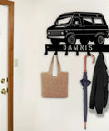 Custom Name Car Key Wall Mount Organizer Rack For Car Lovers Dope Living Room Hallway Office And Home Decor Modern Key Holder Gift Idea.