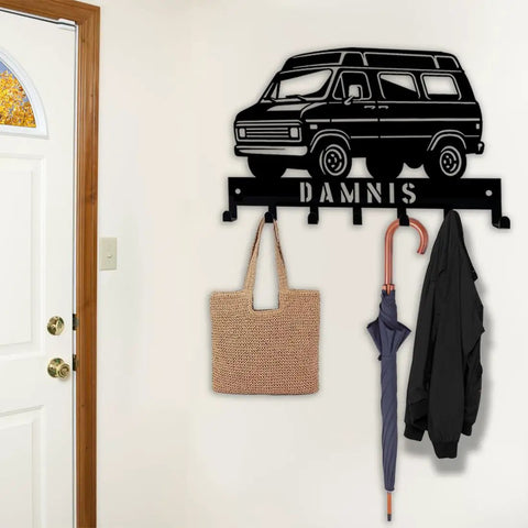 Custom Name Car Key Wall Mount Organizer Rack For Car Lovers Dope Living Room Hallway Office And Home Decor Modern Key Holder Gift Idea.