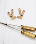 Heavy Duty Hidden Door Pivot Hinges Bronze For Exterior Wood Doors 2 Pack Quiet Operation For Smooth Silent Door Movement Concealed Hardware Rust Resistant Easy Install Ipetboom lying on white surface
