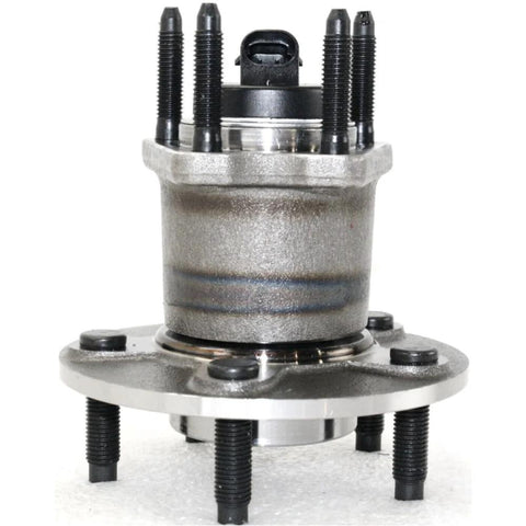 Front view of Wheel Hub And Bearing Assembly With ABS Sensor 5 Lug Replacement For Chevy Classic 2004 2005 HHR 2008 2010