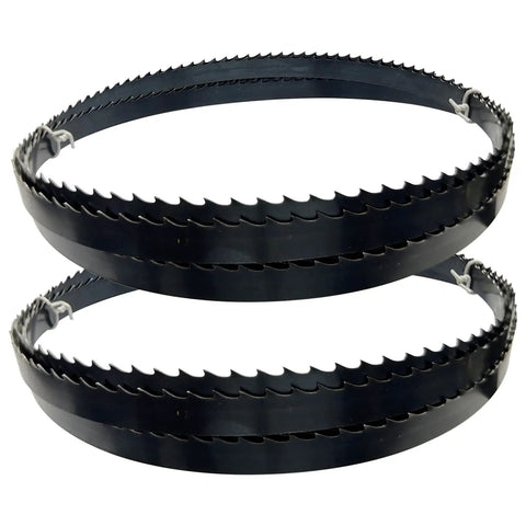 Two Pack Ninety Three And A Half Inch By One Half Inch Three TPI Bandsaw Blades Pro Grade For Fourteen Inch Saws Fits Delta Rockwell Jet