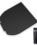 Black water cover replacement for K Mini single-serve coffee maker with spill shield lid, low profile fit, hassle-free easy install.