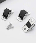 Durable Heavy Hitter 8 Pack Gray Low Profile Mini Caster Wheels With Manganese Brackets, includes screws for easy installation.