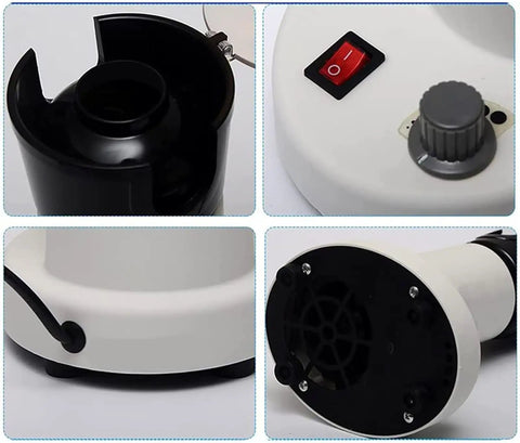 Smooth Operator Eyeglasses Frame Heater With Adjustable Temperature Control and Snappy Enclosed Airflow, showcasing heating unit and controls.