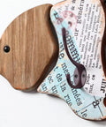Heavy Duty Wooden Coat Hook Organizer Built Different For Entryway Storage Hella Sturdy wall-mounted fish design rack.