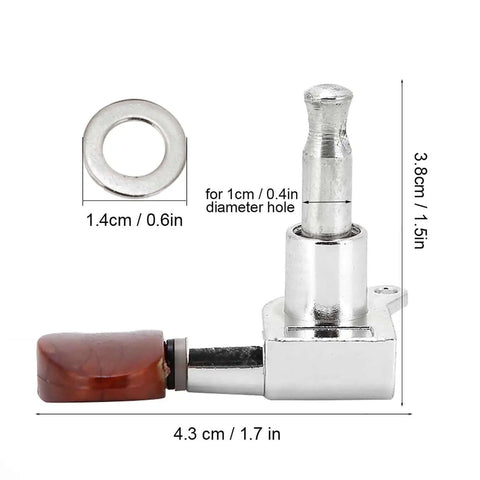 Top Tier Locking Tuning Pegs For Acoustic Electric Guitar In Silver With Rustproof Sealed Machine Heads And Screws Bushings For Fast Accurate Pitch Control That Will Totally Upgrade Your String Game Today 4.3cm
