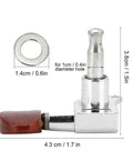 Upgrade Your Ride With Premium Locking Guitar Tuners Featuring Internal Gears For Acoustic And Electric Guitars That Ensure Fast String Setup Super Accurate Pitch And Smooth Playing Without Worrying About Rust Or Slipping Strings While You Rock Out. silver metal locking guitar tuner, 4.3cm x 3.8cm, with bushings for 1cm hole