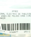 Two Pole 50 Amp 240 Volt Molded Case Circuit Breaker For Residential And Commercial Panels Creates Balanced Power Distribution Ideal For High Demand Appliances Reliable 2P 50A 240V AC Protection, labeled GE THQL2150 2P 50A