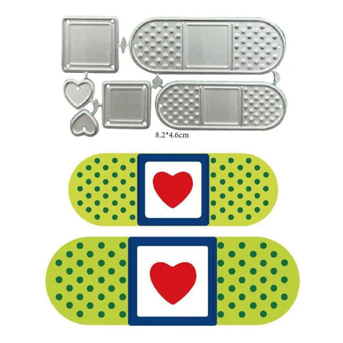 Happy Birthday Balloons Metal Cutting Dies For Card Making And Scrapbooking Die Cuts Set With Background Embossing Templates Punch Template And DIY Album Decor Durable Carbon Steel Reusable 5.5x11.5cm.