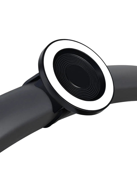Stroller Phone Holder With MagSafe Handlebar Mount For On The Go, 20 N52 Magnets for secure grip on a black handlebar