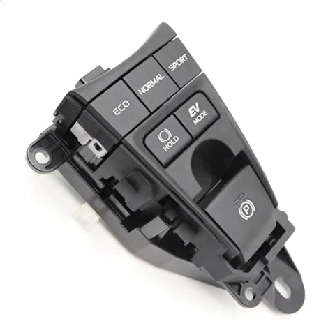 Tough Electronic Parking Brake Switch And Handbrake Button With Eco Sport Ev Mode Toggle For Toyota Camry actuator close-up view