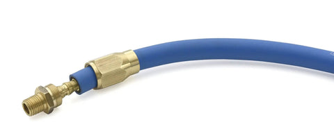 Fast Fix One Quarter Inch Air Hose Repair Fitting With One Quarter Inch MNPT Brass 300 PSI Reusable Leak Free Easy Install